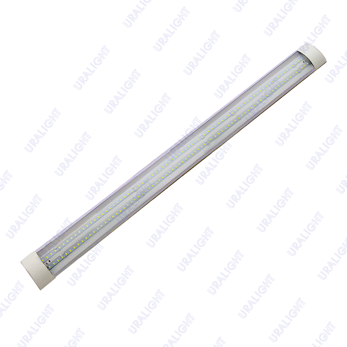 Светодиодный линейный светильник 1200 мм ЛПО LED  Т12 AL 40Вт "призма" URAlight